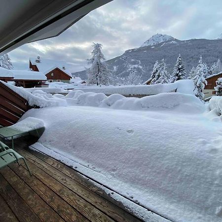 Appartement 4 Pers Grande Terrasse Vue Pistes Ski Saint-Chaffrey Extérieur photo