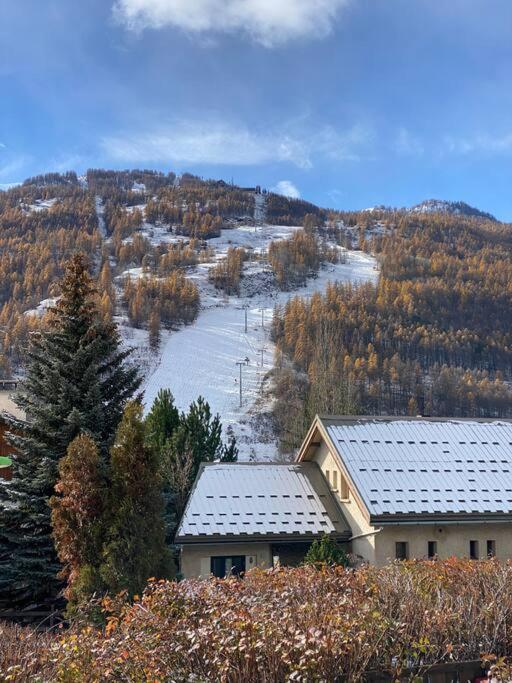 Appartement 4 Pers Grande Terrasse Vue Pistes Ski Saint-Chaffrey Extérieur photo