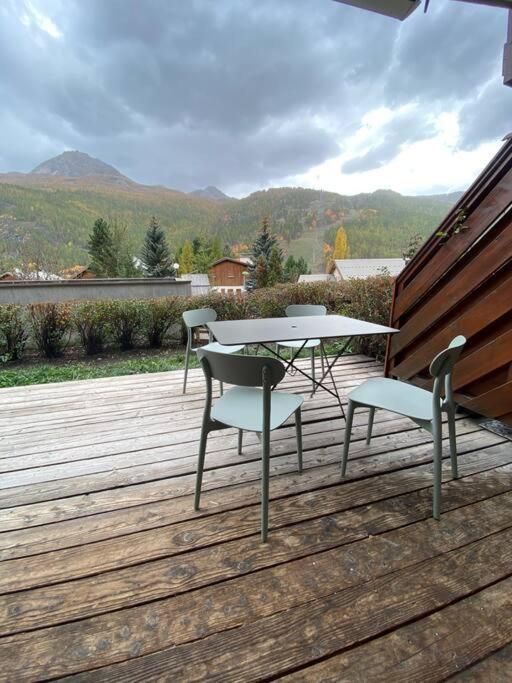 Appartement 4 Pers Grande Terrasse Vue Pistes Ski Saint-Chaffrey Extérieur photo