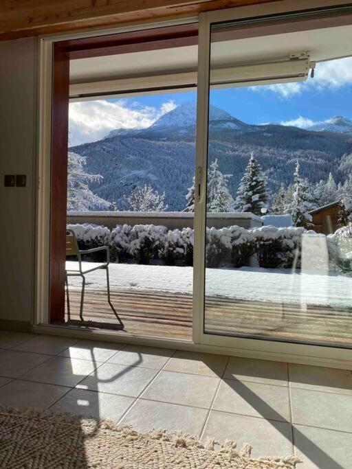 Appartement 4 Pers Grande Terrasse Vue Pistes Ski Saint-Chaffrey Extérieur photo