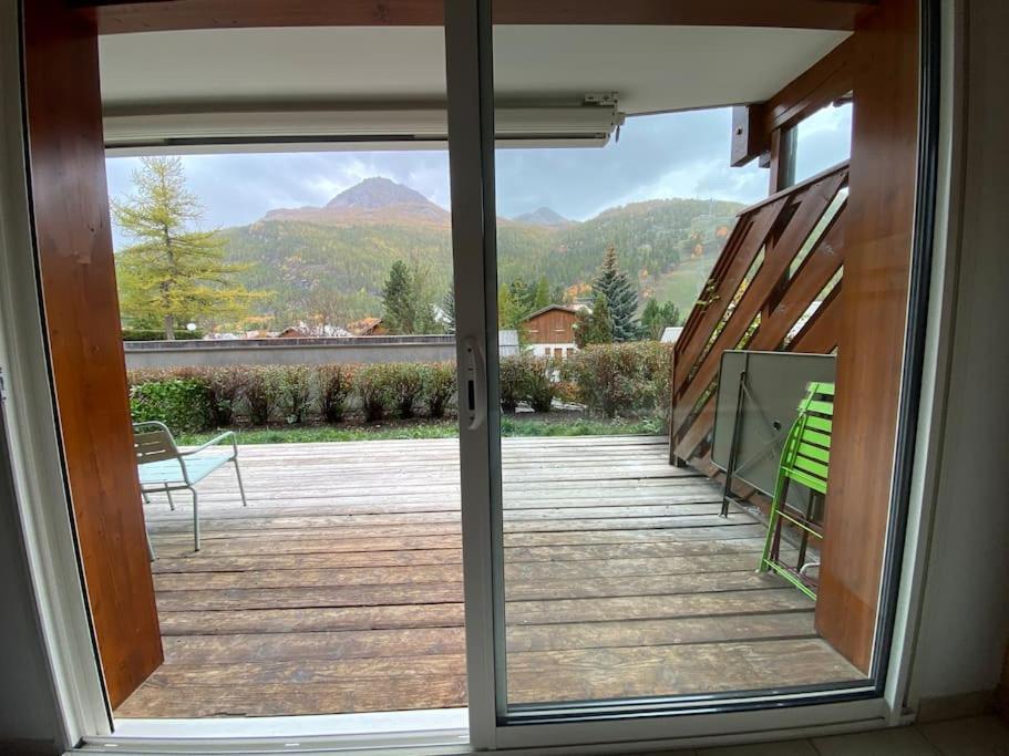 Appartement 4 Pers Grande Terrasse Vue Pistes Ski Saint-Chaffrey Extérieur photo